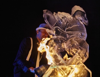 Weselne rzeźby lodowe, bary lodowe, pokazy rzeźbienia na żywo ICE SHOW, Unikatowe atrakcje Pajęczno