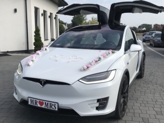 Samochody elektryczne do ślubu / Tesla model X oraz model S,  Rzeszów