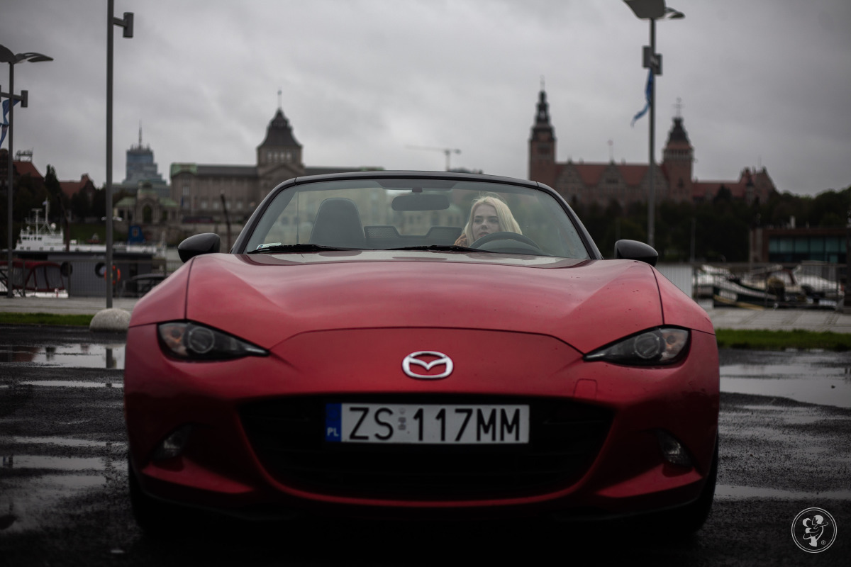 Mazda MX5 czerwony sportowy caabriolet do ślubu i nie tylko., Szczecin - zdjęcie 1
