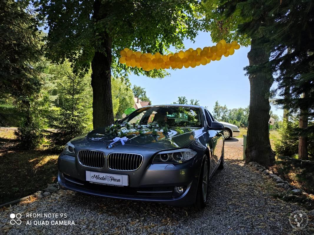 Grafitowe BMW 5 Limousyne | Auto do ślubu Legnica, dolnośląskie - zdjęcie 1
