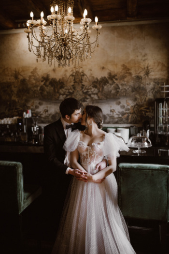 Romantyczna fotografia ślubna
