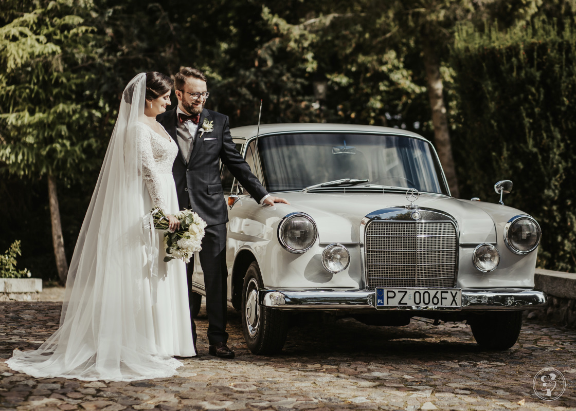 Biały Mercedes Skrzydlak | Auto do ślubu Garby, wielkopolskie - zdjęcie 1
