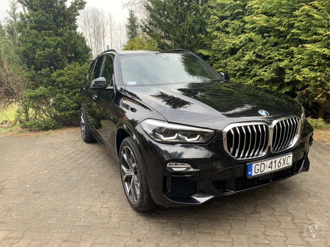 Nowe Czarne BMW X5 MSport * BIAŁY SKÓRY  * | Auto do ślubu Rumia, pomorskie - zdjęcie 1