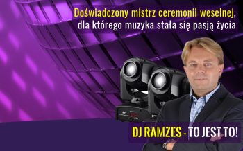 DJ RAMZES - dj prezenter wodzirej na twoje wesele, DJ na wesele Dobra Wielkopolskie
