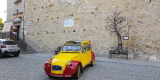 Żółty Citroen 2CV cabrio | Auto do ślubu Lublin, lubelskie - zdjęcie 2