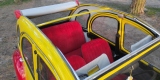 Żółty Citroen 2CV cabrio | Auto do ślubu Lublin, lubelskie - zdjęcie 3