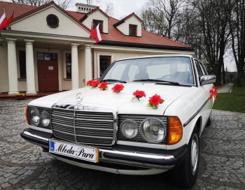 Auto do ślubu # Mercedes # Biały # Retro # Klasyk # Zabytek, Samochód, auto do ślubu, limuzyna Garwolin