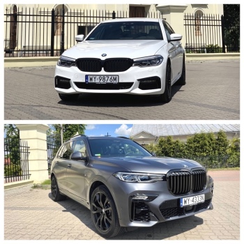 Zawiozę do ślubu:BMW X7 oraz BMW 5 G30 | Auto do ślubu Siedlce, mazowieckie