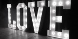 Wielki Napis LOVE na sale weselną | Dekoracje światłem Kamieńskie Młyny, śląskie - zdjęcie 4