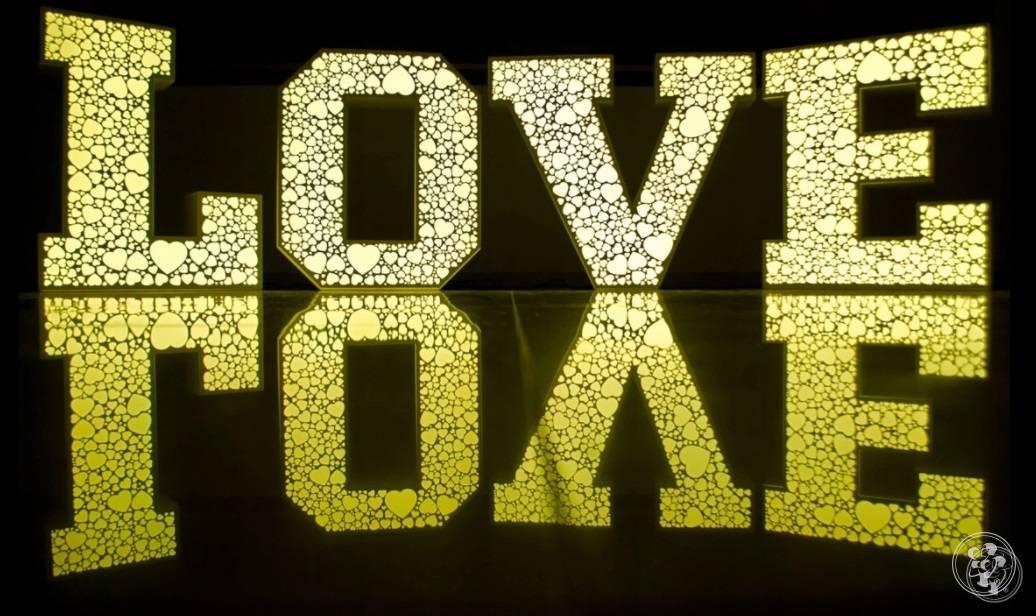 Napis LOVE podświetlany LED RGB (z wzorem w serca) | Napis Love Gdańsk, pomorskie - zdjęcie 1