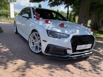 Białe Audi A4 B9 | Auto do ślubu Jasło, podkarpackie