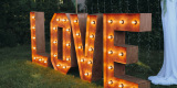 Ścianka Tło za Parą Młodą Napis MIŁOŚĆ LOVE Dekoracje tablica powitaln | Dekoracje ślubne Reda, pomorskie - zdjęcie 4