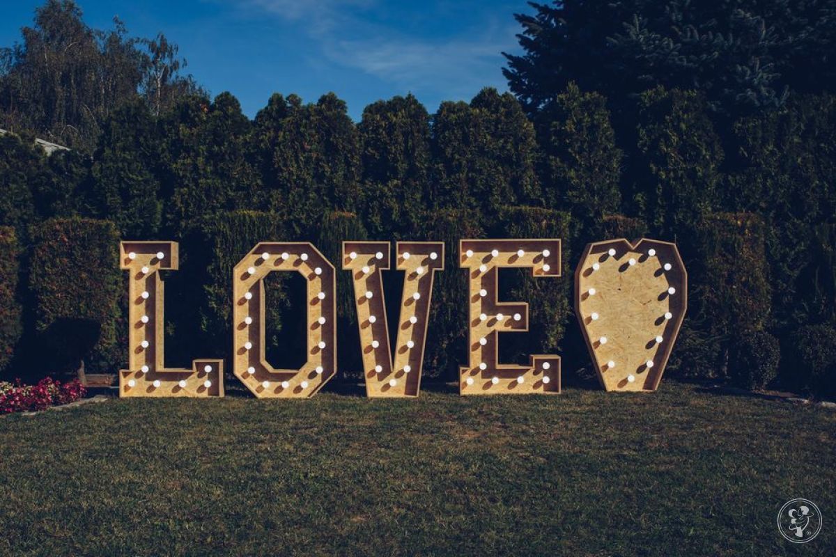 Napis LOVE | Wyjątkowy DESIGN| WESELE,SESJA EVENT|, Żmigród - zdjęcie 1