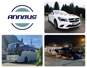 ANNBUS - komfortowy transport gości weselnych, Wynajem busów Pilzno