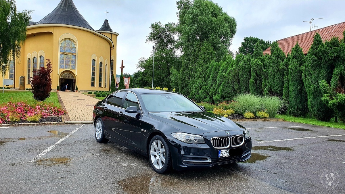 Samochód do ślubu - piękna limuzyna BMW Seria 5 | Auto do ślubu Rzeszów, podkarpackie - zdjęcie 1