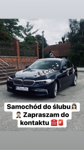 BMW 5 G30, samochód do ślubu | Auto do ślubu Częstochowa, śląskie