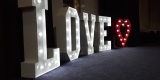 Świecący napis LOVE + serce - na wesele, imprezę, Warszawa - zdjęcie 2