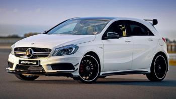 Auto do ślubu/Samochód na ślub/Mercedes na wesele/Biały Mercedes A45, Samochód, auto do ślubu, limuzyna Żarki