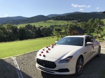 Samochód do ślubu ! Maserati Quattroporte | Auto do ślubu Kraków, małopolskie