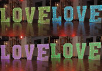 PROMOCJA Napis LOVE LED, Dekoracje ślubne Dobrzyń nad Wisłą