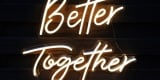 Napisy podświetlane - neon,  ledon, miłosć, better together | Dekoracje światłem Augustów, podlaskie - zdjęcie 3