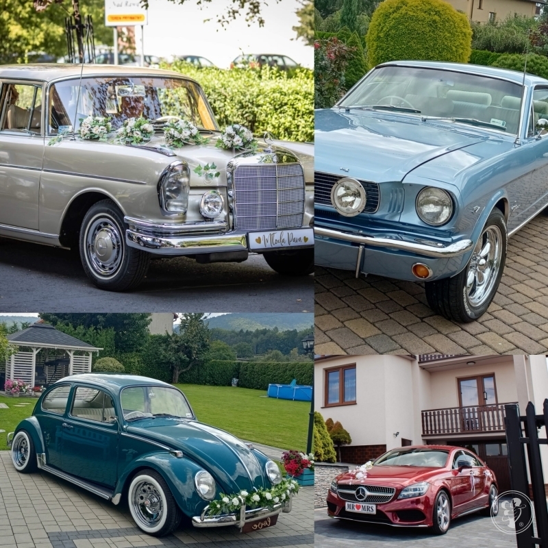Car Of Love - Mustang Mercedes Garbus boho klasyk zabytek do ślubu, Bielsko-Biała - zdjęcie 1