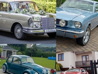 Car Of Love - Mustang Mercedes Garbus boho klasyk zabytek do ślubu,  Bielsko-Biała