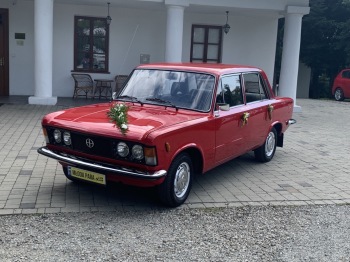 Auto do ślubu samochód na wesele wynajem Fiat 125p zabytkowy | Auto do ślubu Nowy Sącz, małopolskie