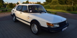 Kultowym białym krokodylem, Saab 900 OG do ślubu | Auto do ślubu Gdańsk, pomorskie - zdjęcie 2