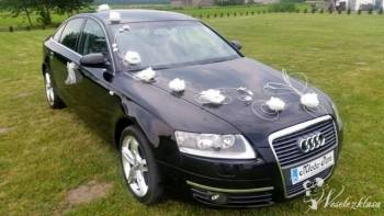 Czarne Audi A6 | Auto do ślubu Płock, mazowieckie