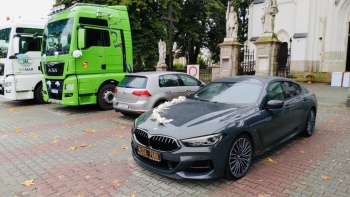 NOWOCZESNA sportowa limuzyna BMW 850i Gran Coupe 530Koni! | Auto do ślubu Brzesko, małopolskie