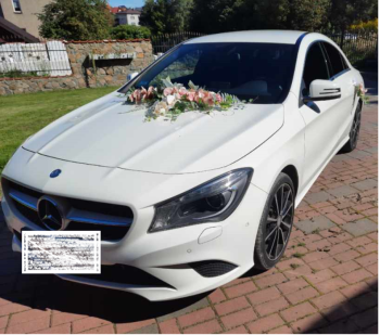 Mercedes CLA 160 Biały i Piękny :D 500 zł | Auto do ślubu Kraków, małopolskie