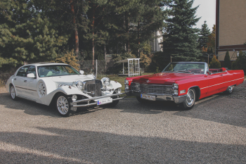Lincoln Excalibur , Cadillac Deville Cabrio, Samochód, auto do ślubu, limuzyna Baranów Sandomierski