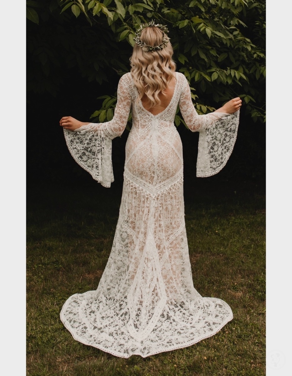 Suknia ślubna boho Oliwia - zdjęcie 1
