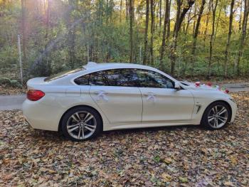 Białe BMW 4 Gran Coupe M Performance, Samochód, auto do ślubu, limuzyna Duszniki-Zdrój