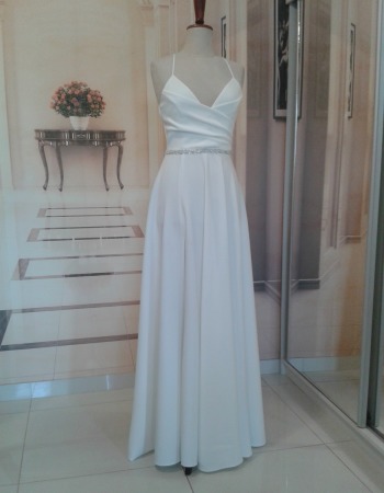 Suknia Ślubna z ozdobnym wykończeniem  Fashion Atelier Elżbieta Szadach - zdjęcie 1
