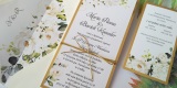 Zaproszenia Ślubne i dodatki Boho Glamour Złocone Kwiatowe Rustykalne | Zaproszenia ślubne Kołbiel, mazowieckie - zdjęcie 3