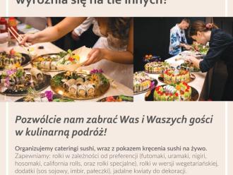Suszarnia - catering & pokaz kręcenia sushi na żywo,  Wrocław