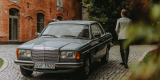 Piekny, klasyczny Mercedes w123 do ślubu, wesela niebieskimercedes, Sopot - zdjęcie 2