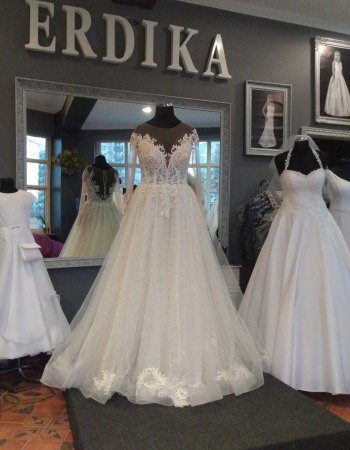 Suknia ślubna Anna Sposa koronkowa księżniczka - zdjęcie 1