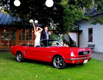 Ford Mustang 1966 cabrio, Samochód, auto do ślubu, limuzyna Krynica-Zdrój