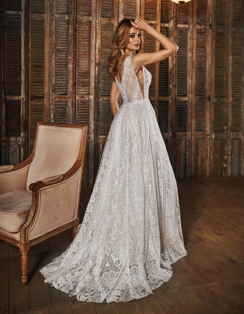 Suknia Ślubna SUNNY - idealne połączenie glamour i boho - zdjęcie 1