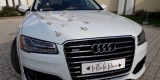 Białe Audi A8 Long 4.0 TFSI | Auto do ślubu Puławy, lubelskie - zdjęcie 4