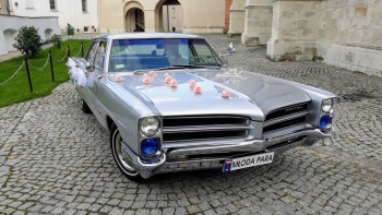 Pontiac klasyk retro unikat auto samochód do ślubu, Samochód, auto do ślubu, limuzyna Sędziszów Małopolski
