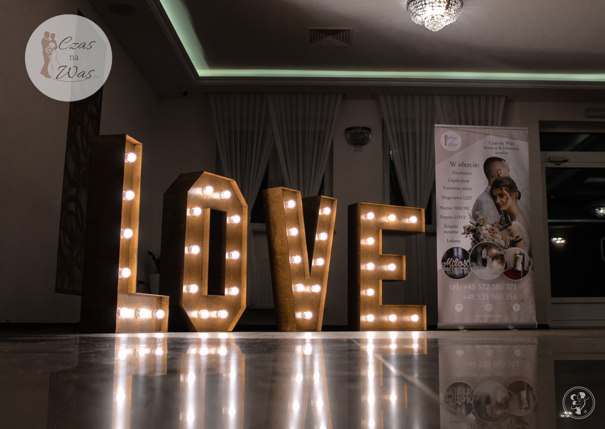 Napisy LOVE ⭐ MIŁOŚĆ pisana ⭐ Mega serce LED ⭐️ Fotościanki ⭐️ Ledony | Dekoracje światłem Nowy Sącz, małopolskie - zdjęcie 1