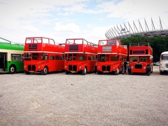 Transport Gości - Autobus do ślubu - Londyńskie autobusy Double-Decker,  Warszawa