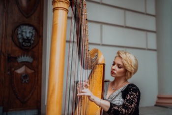 Harfa  i  skrzypce SALVIENN, Oprawa muzyczna ślubu Kąty Wrocławskie
