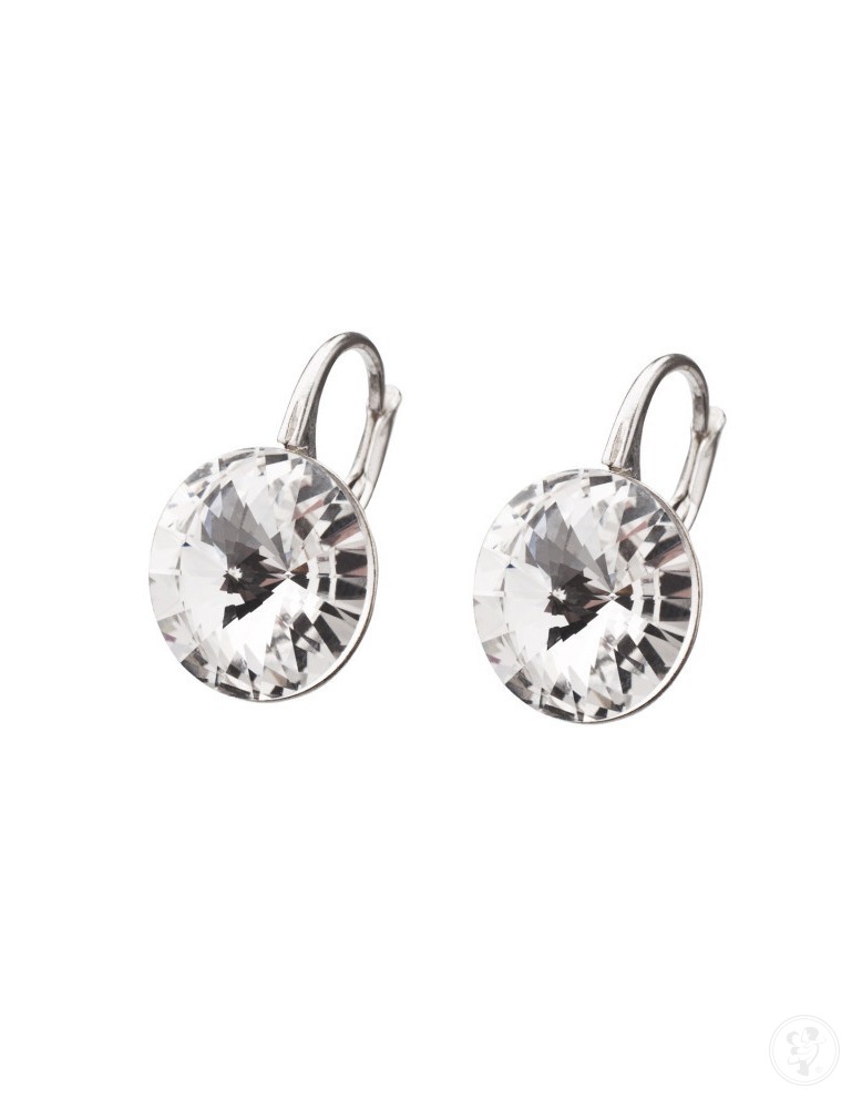 Kolczyki Rivoli Crystal srebro 925 ślub ślubne SWAROVSKI® ELEMENTS - zdjęcie 1