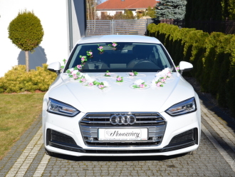 BIAŁE ELEGANCKIE AUDI A5 DO ŚLUBU | Auto do ślubu Bydgoszcz, kujawsko-pomorskie
