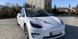 Biała Tesla model 3 białe wnętrze | Auto do ślubu Warszawa, mazowieckie - zdjęcie 6